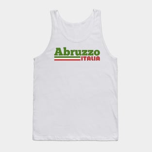 Abruzzo, Italia // Retro Italian Region Design Tank Top